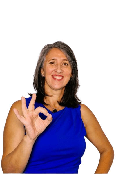 Coaching Canarias mujer sonriente haciendo el signo del OK con la mano